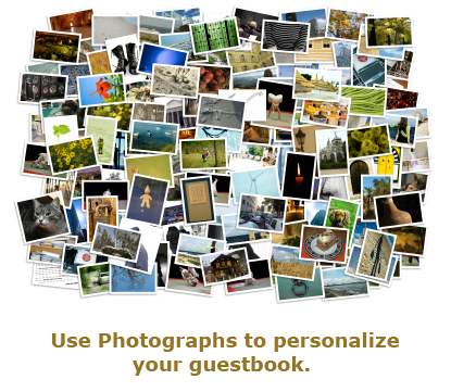 Photographs for guestbook
